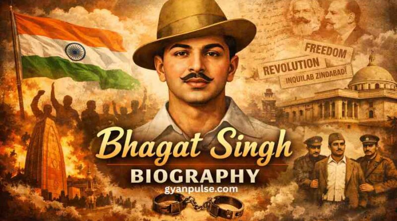 Bhagat Singh Biography - Life, Freedom Struggle, and Legacy of a revolutionary hero