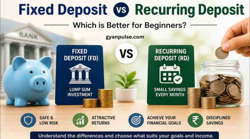 Fixed Deposit vs Recurring Deposit - Which is Better for Beginners?
