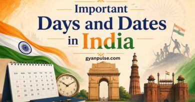Important Days and Dates in India - Month wise list