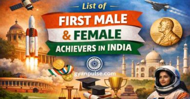 List of First Male and Female Achievers in India