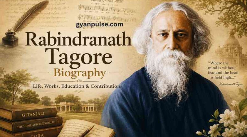 Rabindranath Tagore Biography - Life, Works, Education and Contributions