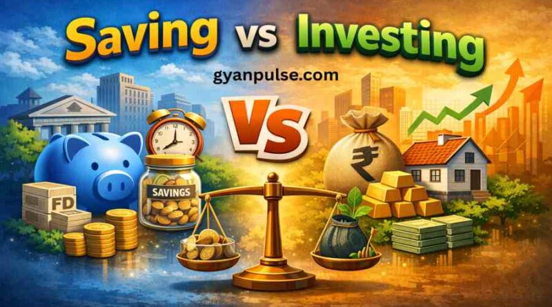 Saving vs Investing - Key differences and When to choose Saving and Investing