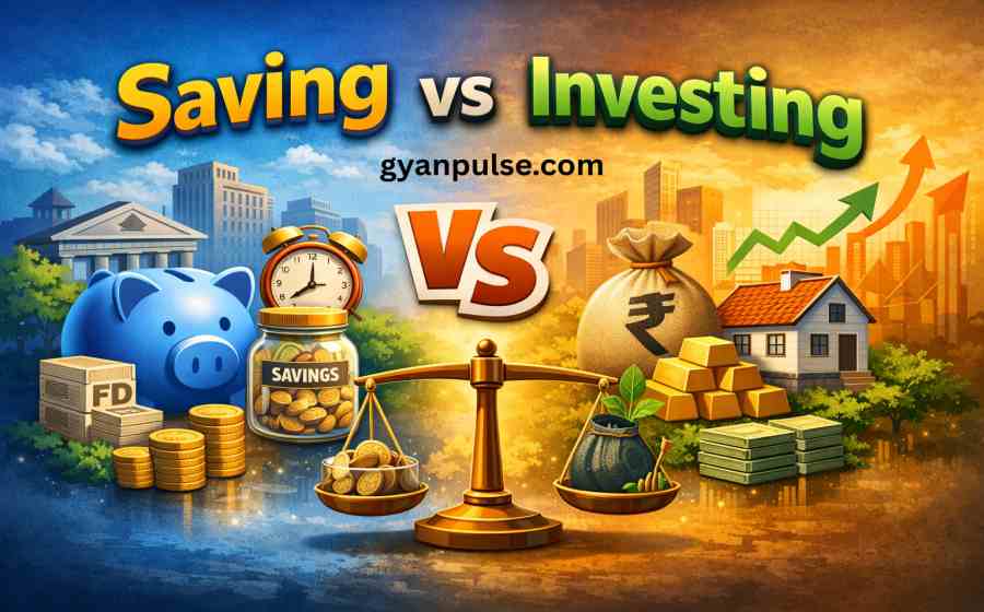 Saving vs Investing - Key differences and When to choose Saving and Investing