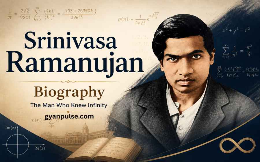 Srinivasa Ramanujan Biography - Life, Achievements and Contributions to Mathematics