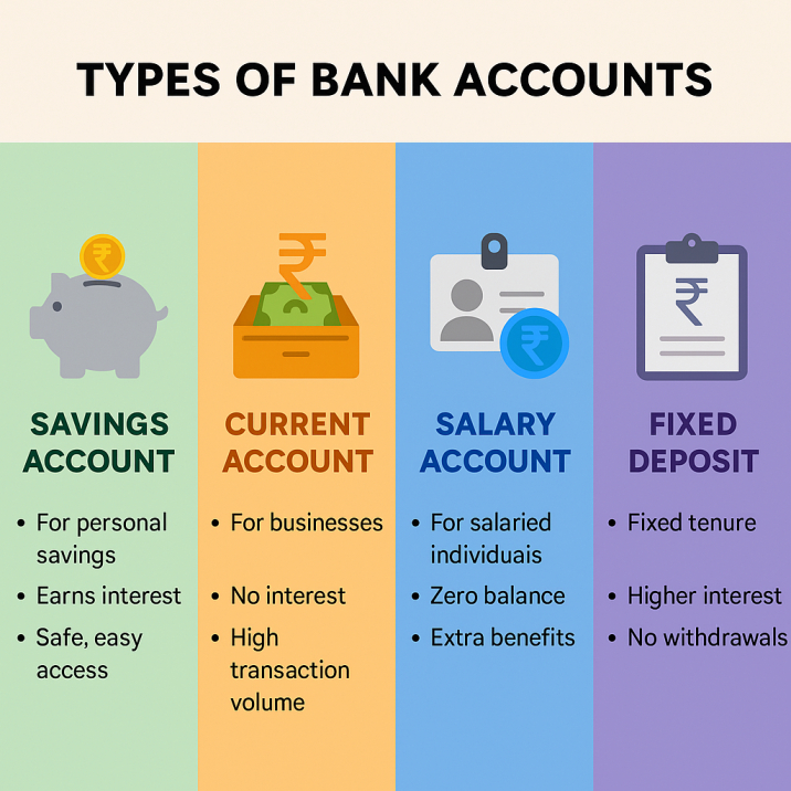 Types of bank accounts