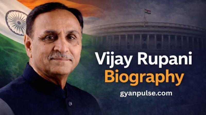 Vijay Rupani Biography - A Steady Political Journey from Rajkot to Gujarat CM