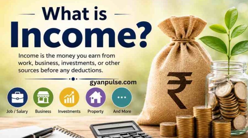 What is Income? Meaning, Types of Income You must Know