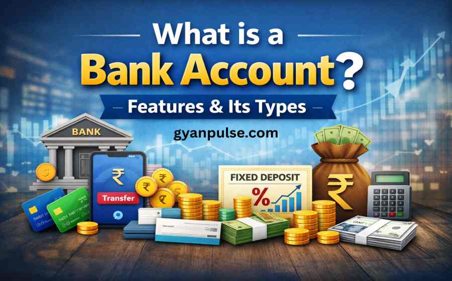 What is a Bank Account? Features, Benefits & types of bank accounts, Explained in simple way