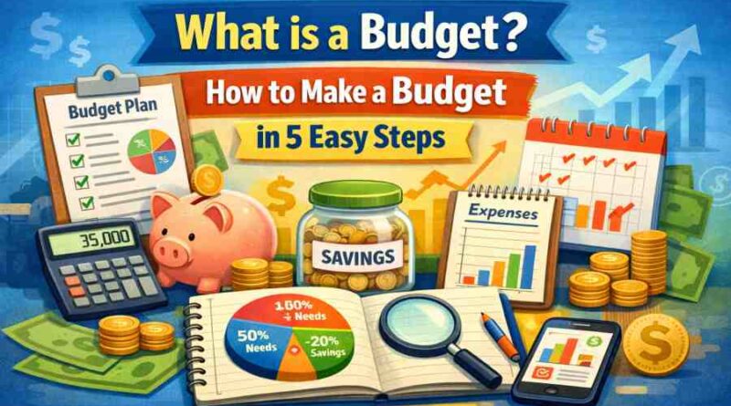 What is a Budget? How to Make a budget in 5 Easy steps