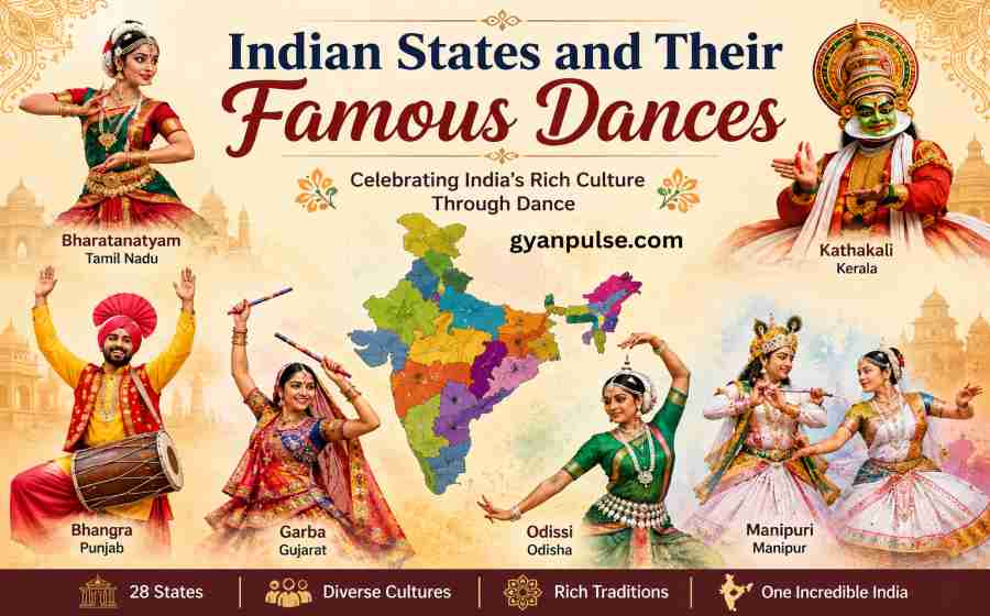 Indian States and Their Famous Dances - List with Cultural Insights
