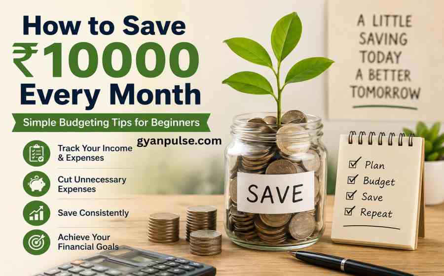 How to Save ₹10000 Every Month - Simple Budgeting Tips for Beginners