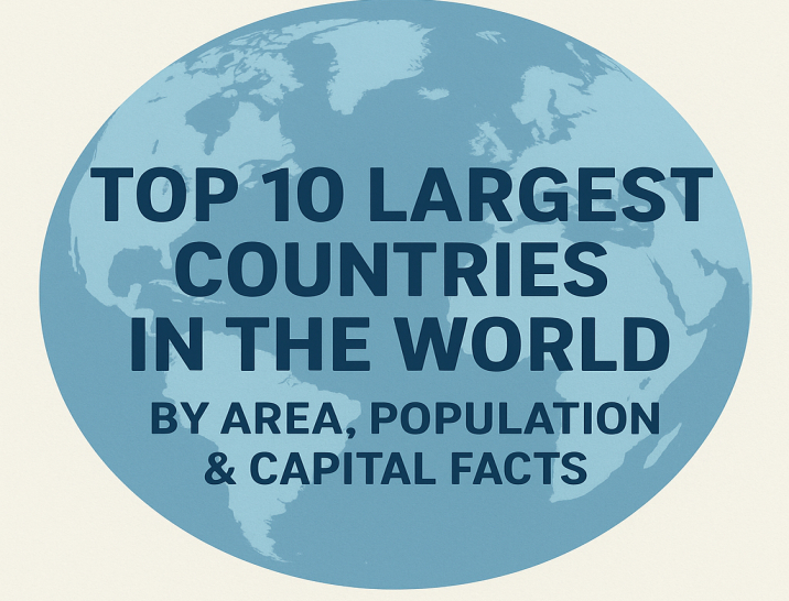 Top 10 Largest Countries in the World by Area