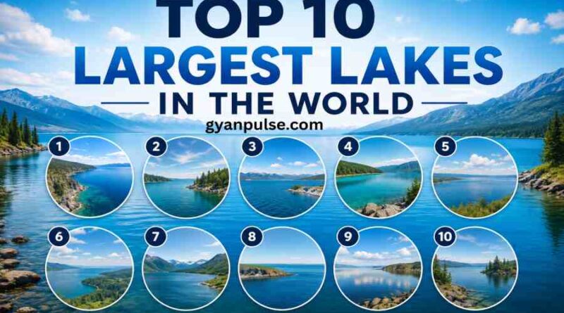 Top 10 Largest Lakes in the World, Name with Amazing Facts