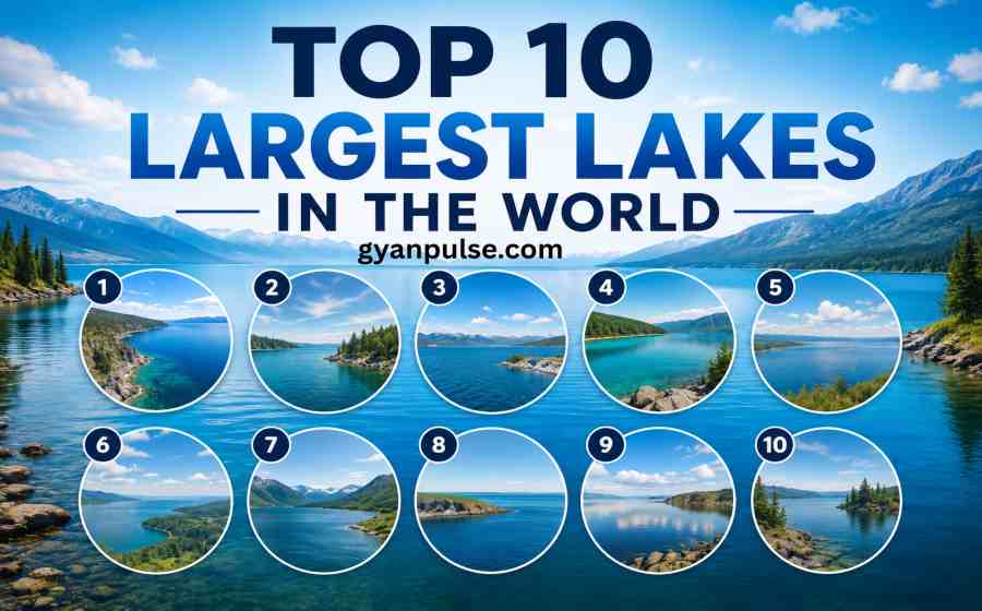 Top 10 Largest Lakes in the World, Name with Amazing Facts