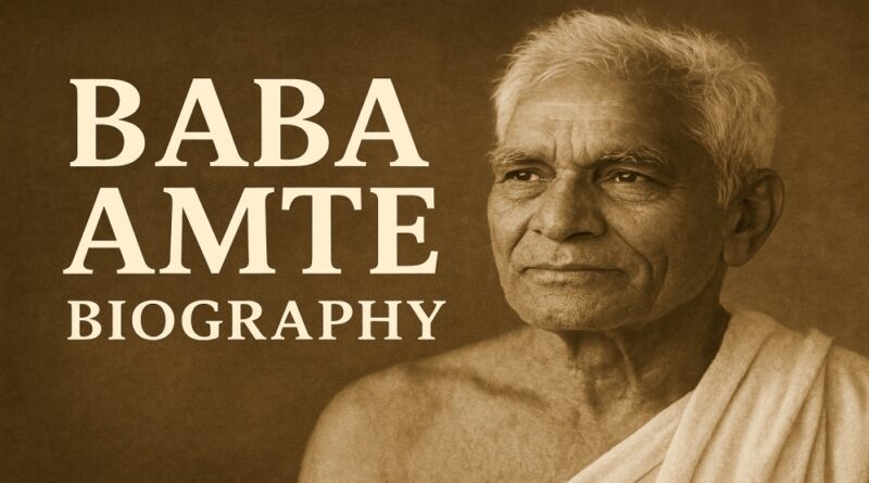 Baba Amte Biography