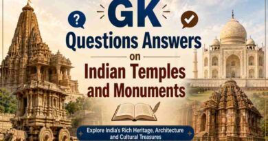 GK Questions Answers on Indian Temples and Monuments