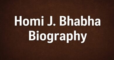 Homi J Bhabha Biography