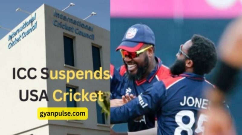 ICC Suspends USA Cricket Membership Due to Management Problems