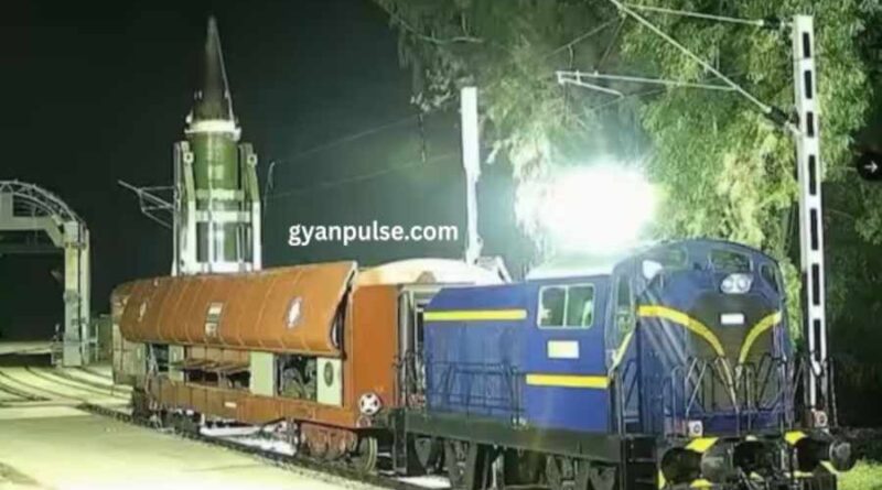 India Successfully Launches The Agni Prime Missile Using a Rail Based Launcher