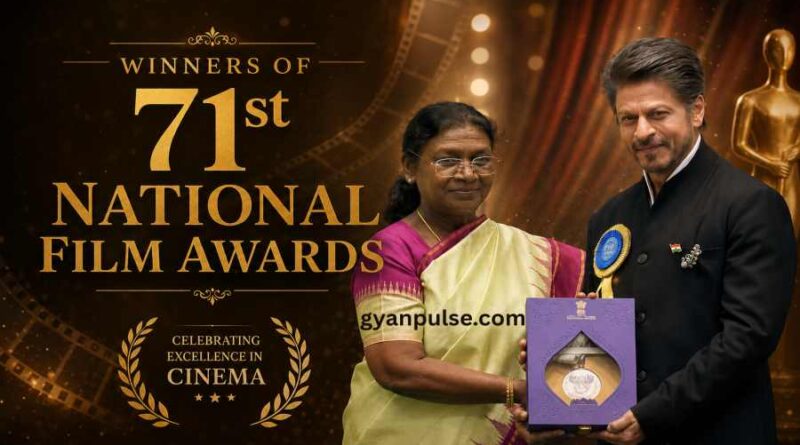 President Droupadi Murmu honored the Winners of 71st National Film Awards at the Awards Ceremony, Mohanlal, Shah Rukh Khan