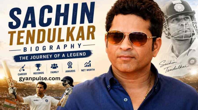 Sachin Tendulkar Biography - Age, Career, Records, Family and Net Worth
