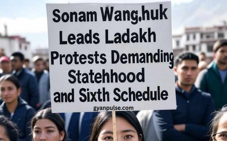 Sonam Wangchuk Leads Ladakh Protests Demanding Statehood and Sixth Schedule