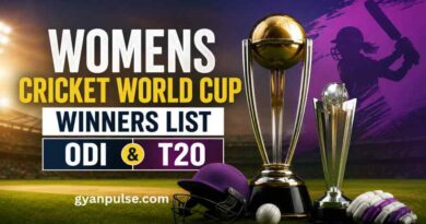 Womens Cricket World Cup Winners List ODI and T20, Year Wise Winners with Captains Name