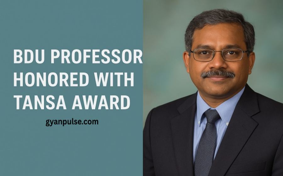 BDU Professor Honored with TANSA Award in Environmental Science