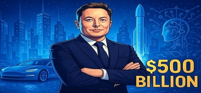 Elon Musk Reach a 500 Billion Net Worth