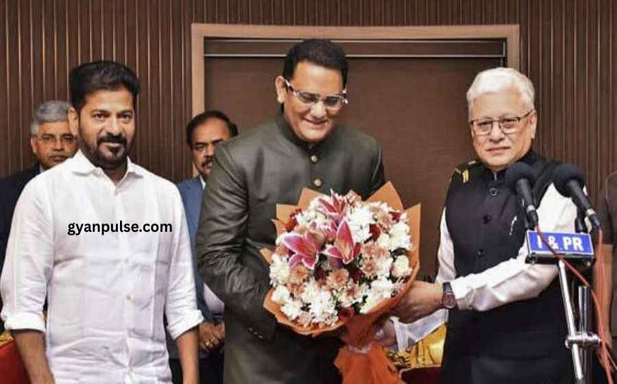 Mohammad Azharuddin takes oath as Telangana Minister
