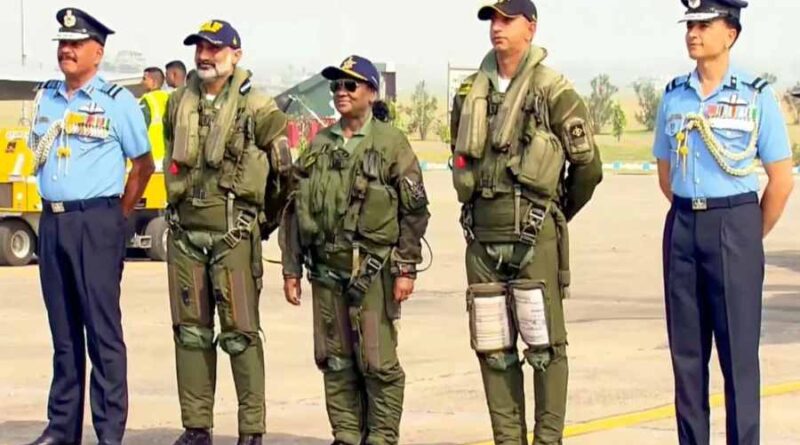 President Droupadi Murmu Takes Historic Rafale Ride at Ambala Air Base