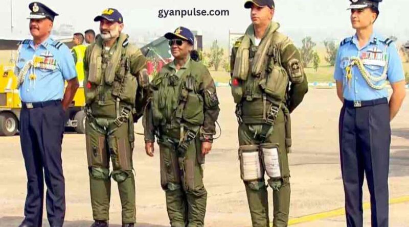 President Droupadi Murmu Takes Historic Rafale Ride at Ambala Air Base