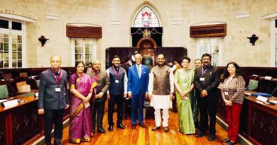 Speaker of Lok Sabha Om Birla visited Barbados Parliament