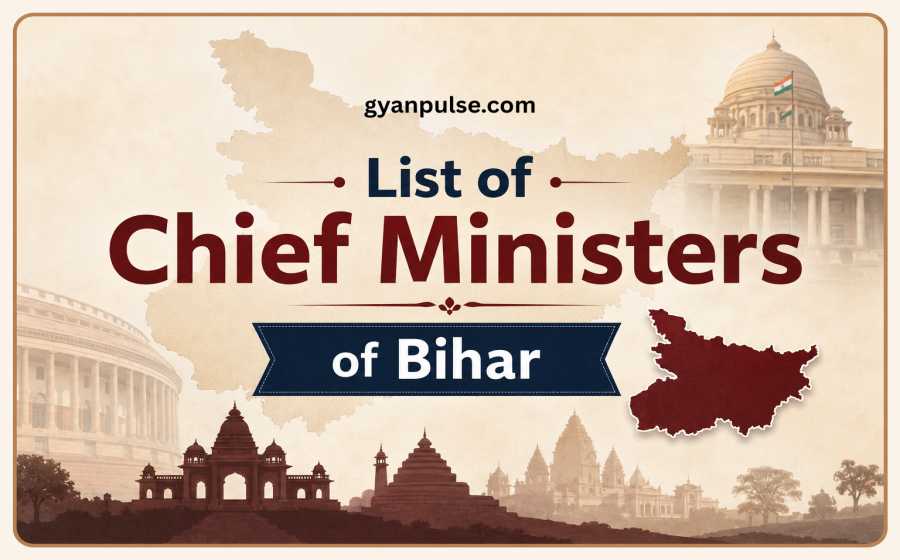 List of Chief Ministers of Bihar from 1947 to Present - Names, Tenure and Key Achievements