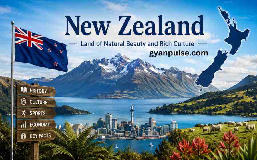 New Zealand - Geography, History, Tourist Places, Culture and Global Identity