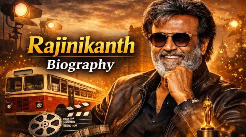 Rajinikanth Biography - From Bus Conductor to Indian Cinema’s legendary superstar