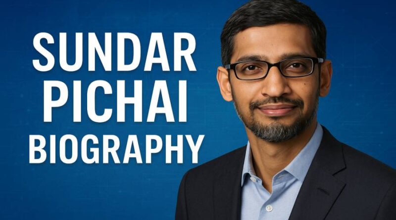 Sundar Pichai Biography - From a Small Indian Home to Leading Google and Alphabet
