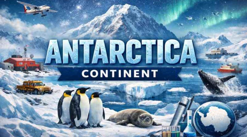 Antarctica Continent - Area, Climate and Important Facts