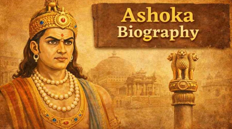Ashoka Biography the Great Mauryan emperor - From Fierce Conqueror to the Emperor of Dharma