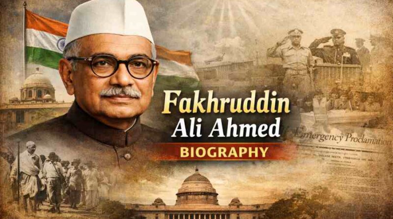Fakhruddin Ali Ahmed Biography - Life, Presidency, and Legacy of India’s Fifth President