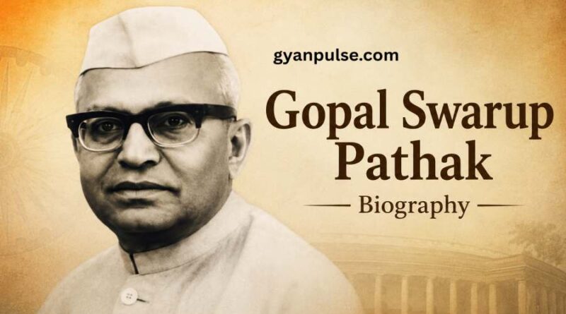 Gopal Swarup Pathak Biography - The Scholar Who Became India’s 4th Vice President