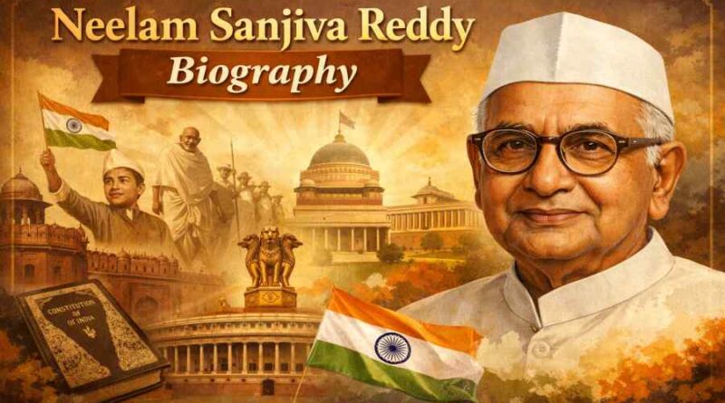 Neelam Sanjiva Reddy Biography - The Humble Statesman Who Became India’s Sixth President
