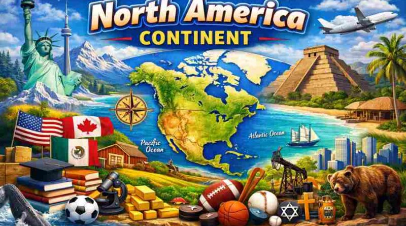 North America Continent - Countries, Area, Population, Culture and Languages