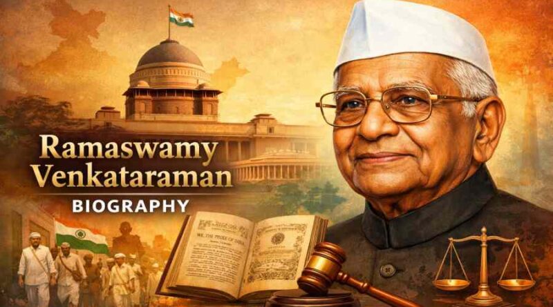 Ramaswamy Venkataraman Biography - Life, Presidency and Legacy of India’s 8th President