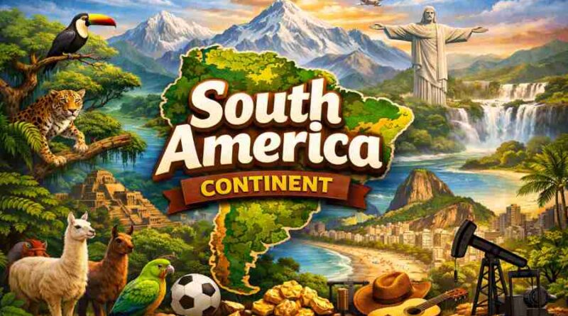 South America Continent - Geography, Population, Countries, Culture & Important Facts