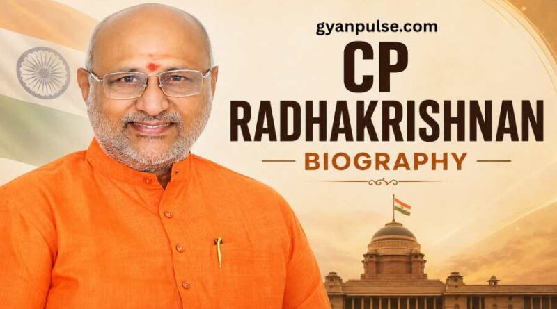 CP Radhakrishnan Biography - Former Governor of Jharkhand and 15th Vice President of India