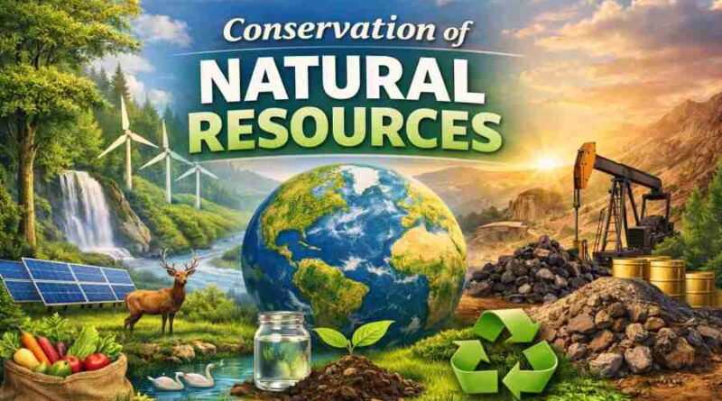 Conservation of Natural Resources - Importance, Methods and Sustainable Future