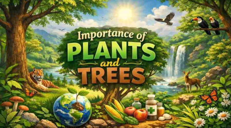 Importance of Plants and Trees - Lifelines of Earth and Guardians of Our Future
