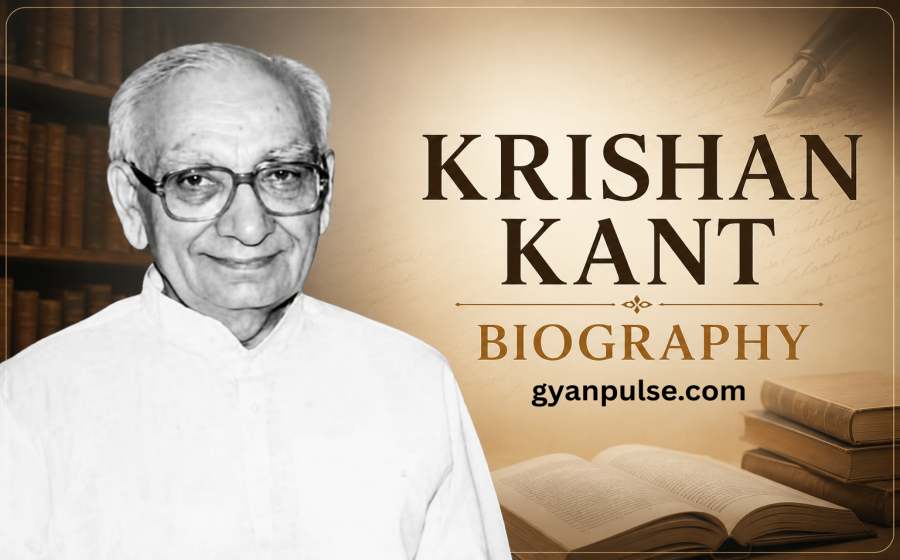 Krishan Kant Biography - Life, Political Journey and Legacy of India’s 10th Vice President