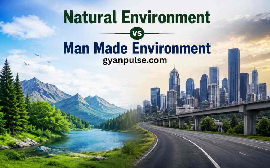 Natural Environment vs Man Made Environment - Key Differences, Importance and Impact On Human Life